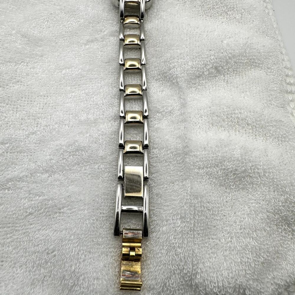 Clique Two-Tone Rectangular Quartz Watch - Picture 6 of 9